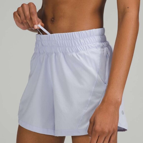 lululemon athletica Pants - Lululemon Track That Mid-Rise Lined Short Pastel Blue (?) Size 10